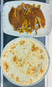 Steam Fish on Naan