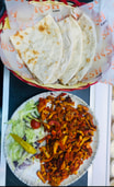 Chicken Donner on Naan