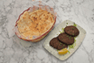Chicken Chapli Kebab on Naan (3 pcs)